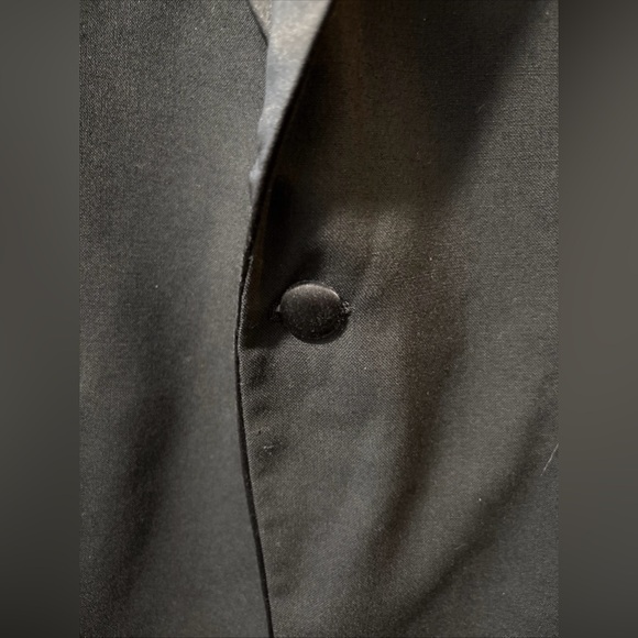 Christian Dior Monsieur Vintage Tuxedo Dinner Jacket Wool Satin Lapel Size 39 R - Picture 3 of 14